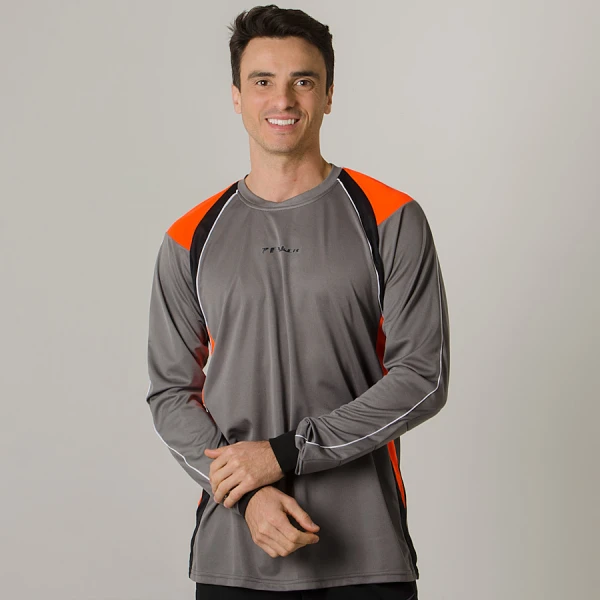 CAMISA POKER GOL CASTILHO MANGA LONGA MASCULINA - Grafite