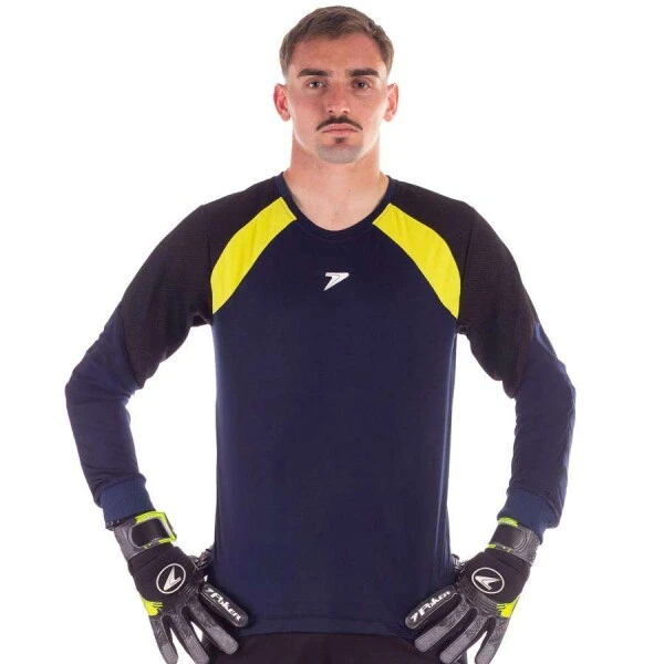 CAMISA POKER GOLEIRO INVICTO MANGA LONGA MASCULINA - Marinho/preto