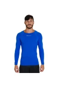 CAMISA POKER SKIN COMPRESSAO X RAY LIGHT MANGA LONGA MASCULINA - Azul