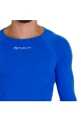 CAMISA POKER SKIN COMPRESSAO X RAY LIGHT MANGA LONGA MASCULINA - Azul