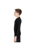 CAMISA POKER SKIN MANGA LONGA INFANTIL - Preto