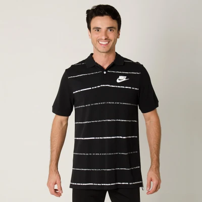 CAMISA POLO NIKE SPORTSWEAR MASCULINA - Preto
