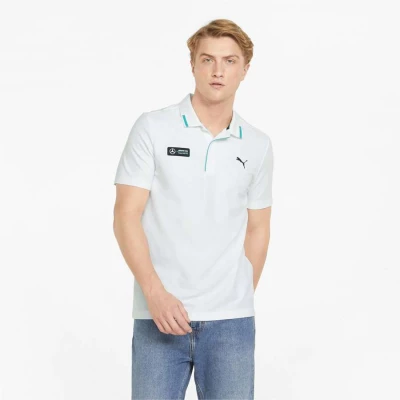 CAMISA POLO PUMA MERCEDES F1 BASIC MASCULINA - Branco