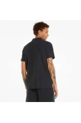 CAMISA POLO PUMA MERCEDES F1 BASIC MASCULINA - Preto