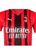 CAMISA PUMA AC MILAN OFICIAL I 2021/22 TORCEDOR - Vermelho/preto CAMISA PUMA AC MILAN OFICIAL I 2021/22 TORCEDOR - Vermelho/preto