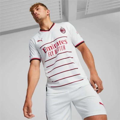 CAMISA PUMA AC MILAN OFICIAL II 22/23 TORCEDOR MASCULINA - Branco