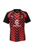 CAMISA PUMA AC MILAN SS JERSEY PRÉ-JOGO MASCULINA - Vermelho/preto