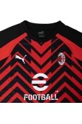 CAMISA PUMA AC MILAN SS JERSEY PRÉ-JOGO MASCULINA - Vermelho/preto