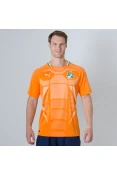 CAMISA PUMA COSTA DO MARFIM OFICIAL 1 2018/19 SEM NÚMERO - Laranja CAMISA PUMA COSTA DO MARFIM OFICIAL 1 2018/19 SEM NÚMERO - Laranja