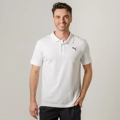 CAMISA PUMA ESS PIQUE POLO MASCULINA - Branco
