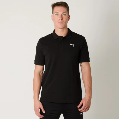 CAMISA PUMA ESS PIQUE POLO MASCULINA - Preto