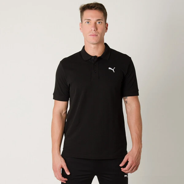 CAMISA PUMA ESS PIQUE POLO MASCULINA - Preto