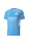 CAMISA PUMA MANCHESTER CITY OFICIAL I 2021/22 TORCEDOR - Azul