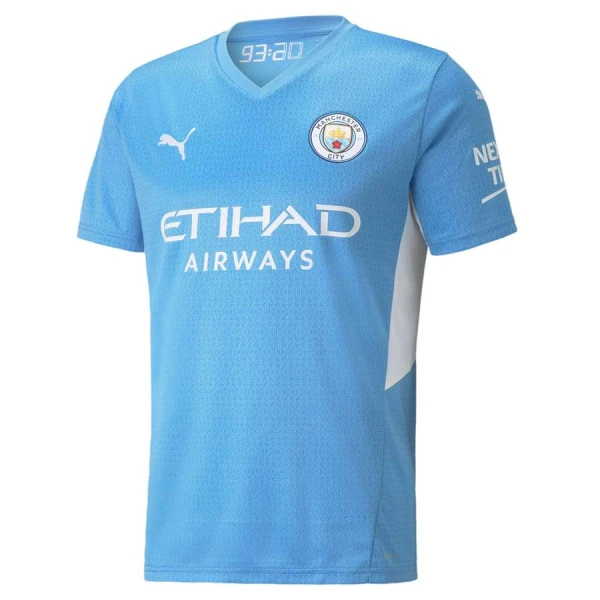 CAMISA PUMA MANCHESTER CITY OFICIAL I 2021/22 TORCEDOR - Azul