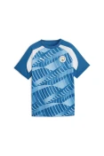 CAMISA PUMA MANCHESTER CITY PRÉ-JOGO INFANTIL - Azul/branco