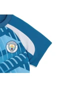 CAMISA PUMA MANCHESTER CITY PRÉ-JOGO INFANTIL - Azul/branco