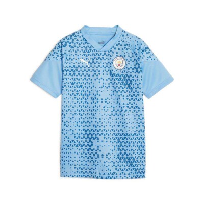 CAMISA PUMA MANCHESTER CITY TRAINING INFANTIL - Azul