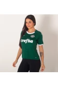 CAMISA PUMA PALMEIRAS OFICIAL 1 2019/20 SEM NÚMERO FEMININA - Verde