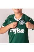 CAMISA PUMA PALMEIRAS OFICIAL 1 2019/20 SEM NÚMERO INFANTIL - Verde CAMISA PUMA PALMEIRAS OFICIAL 1 2019/20 SEM NÚMERO INFANTIL - Verde