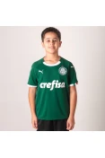CAMISA PUMA PALMEIRAS OFICIAL 1 2019/20 SEM NÚMERO INFANTIL - Verde CAMISA PUMA PALMEIRAS OFICIAL 1 2019/20 SEM NÚMERO INFANTIL - Verde