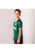 CAMISA PUMA PALMEIRAS OFICIAL 1 2019/20 SEM NÚMERO INFANTIL - Verde CAMISA PUMA PALMEIRAS OFICIAL 1 2019/20 SEM NÚMERO INFANTIL - Verde