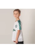 CAMISA PUMA PALMEIRAS OFICIAL 2 2019/20 SEM NÚMERO INFANTIL - Branco CAMISA PUMA PALMEIRAS OFICIAL 2 2019/20 SEM NÚMERO INFANTIL - Branco