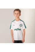CAMISA PUMA PALMEIRAS OFICIAL 2 2019/20 SEM NÚMERO INFANTIL - Branco CAMISA PUMA PALMEIRAS OFICIAL 2 2019/20 SEM NÚMERO INFANTIL - Branco