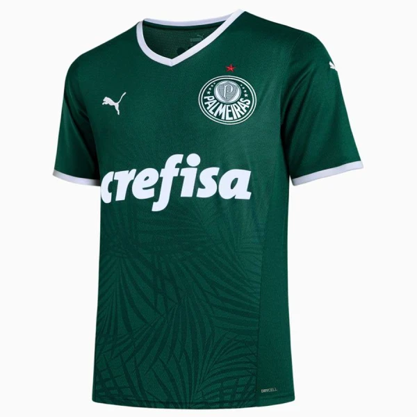 CAMISA PUMA PALMEIRAS OFICIAL I 2022 S/Nº - Verde/branco