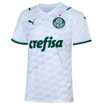 CAMISA PUMA PALMEIRAS OFICIAL II 2021 S/Nº TORCEDOR MASCULINA - Branco/verde CAMISA PUMA PALMEIRAS OFICIAL II 2021 S/Nº TORCEDOR MASCULINA - Branco/verde