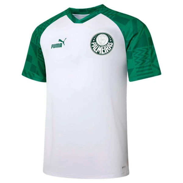 CAMISA PUMA PALMEIRAS PRÉ-JOGO 2023 MASCULINA - Branco/verde CAMISA PUMA PALMEIRAS PRÉ-JOGO 2023 MASCULINA - Branco/verde