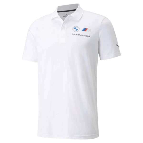 CAMISA PUMA POLO BMW MMS ESSENTIALS MASCULINA - Branco