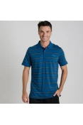 CAMISA PUMA POLO FUN STRIPE JERSEY MASCULINA - Marinho/preto