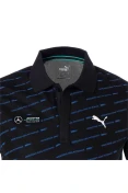CAMISA PUMA POLO MERCEDES MAPF1 AOP MASCULINA - Preto