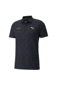 CAMISA PUMA POLO MERCEDES MAPF1 AOP MASCULINA - Preto