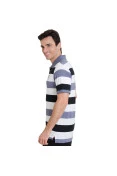 CAMISA PUMA POLO STYLE STRIPE MASCULINA - Preto/branco