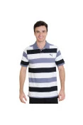 CAMISA PUMA POLO STYLE STRIPE MASCULINA - Preto/branco