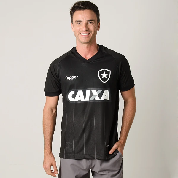 CAMISA TOPPER BOTAFOGO OFICIAL 2 2018/19 SEM NÚMERO - Preto CAMISA TOPPER BOTAFOGO OFICIAL 2 2018/19 SEM NÚMERO - Preto