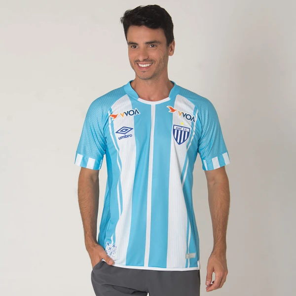 CAMISA UMBRO AVAÍ OFICIAL 1 2017 SEM NÚMERO - Azul/branco CAMISA UMBRO AVAÍ OFICIAL 1 2017 SEM NÚMERO - Azul/branco