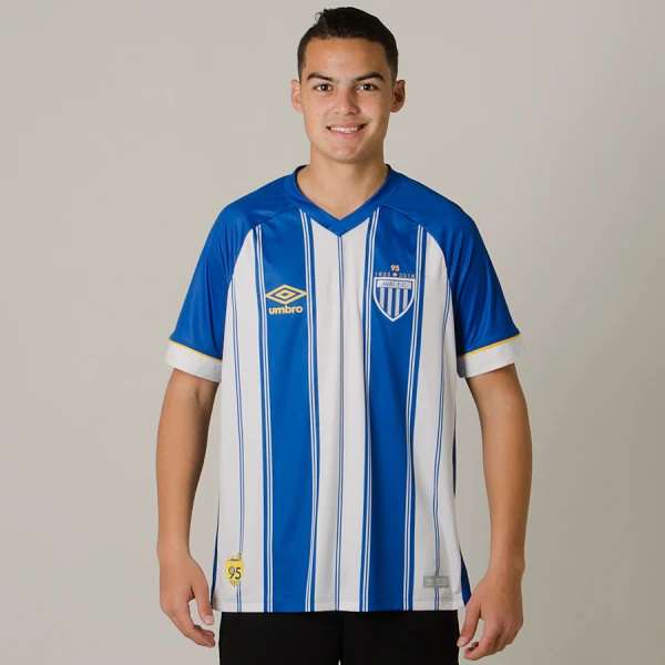 CAMISA UMBRO AVAÍ OFICIAL 1 2018 GAME SEM NÚMERO - Azul/branco CAMISA UMBRO AVAÍ OFICIAL 1 2018 GAME SEM NÚMERO - Azul/branco