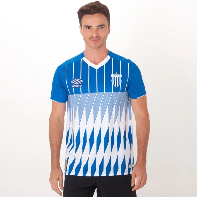 CAMISA UMBRO AVAÍ OFICIAL 3 2019 SEM NÚMERO - Azul/branco CAMISA UMBRO AVAÍ OFICIAL 3 2019 SEM NÚMERO - Azul/branco
