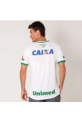 CAMISA UMBRO CHAPECOENSE OFICIAL 2 2016/17 SEM NÚMERO - Branco/verde