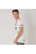 CAMISA UMBRO CHAPECOENSE OFICIAL 2 2016/17 SEM NÚMERO - Branco/verde