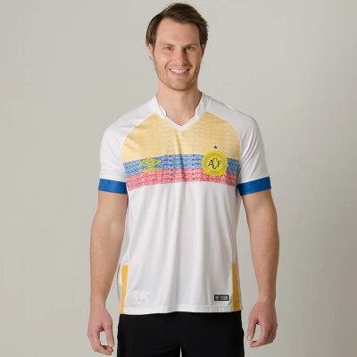 CAMISA UMBRO CHAPECOENSE OFICIAL 2 2018 SEM NÚMERO LA PASION TORCEDOR - Branco CAMISA UMBRO CHAPECOENSE OFICIAL 2 2018 SEM NÚMERO LA PASION TORCEDOR - Branco