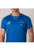 CAMISA UMBRO CRUZEIRO OFICIAL I 2019 SEM NÚMERO - Azul CAMISA UMBRO CRUZEIRO OFICIAL I 2019 SEM NÚMERO - Azul