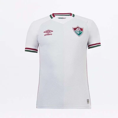 CAMISA UMBRO FLUMINENSE OFICIAL 2 2021 S/N MASCULINA - Branco/bordo CAMISA UMBRO FLUMINENSE OFICIAL 2 2021 S/N MASCULINA - Branco/bordo