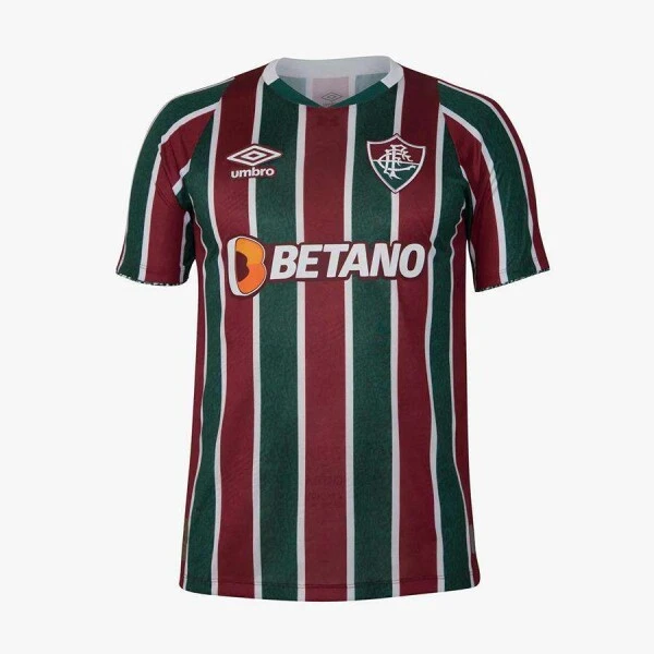 CAMISA UMBRO FLUMINENSE OFICIAL I 2024/25 TORCEDOR MASCULINA - Bordo/verde