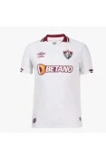 CAMISA UMBRO FLUMINENSE OFICIAL II 2022 ATLETA S/Nº MASULINA - Branco/bordo CAMISA UMBRO FLUMINENSE OFICIAL II 2022 ATLETA S/Nº MASULINA - Branco/bordo