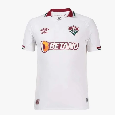 CAMISA UMBRO FLUMINENSE OFICIAL II 2022 ATLETA S/Nº MASULINA - Branco/bordo CAMISA UMBRO FLUMINENSE OFICIAL II 2022 ATLETA S/Nº MASULINA - Branco/bordo