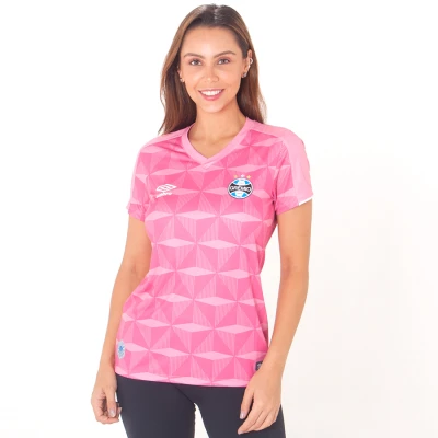 CAMISA UMBRO GRÊMIO 2019 OUTUBRO ROSA FEMININA - Rosa
