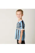 CAMISA UMBRO GRÊMIO OFICIAL 1 2018 SEM NÚMERO INFANTIL - Azul/preto CAMISA UMBRO GRÊMIO OFICIAL 1 2018 SEM NÚMERO INFANTIL - Azul/preto
